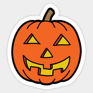 Pumpkin head Sticker